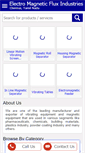 Mobile Screenshot of electromagneticequipment.com